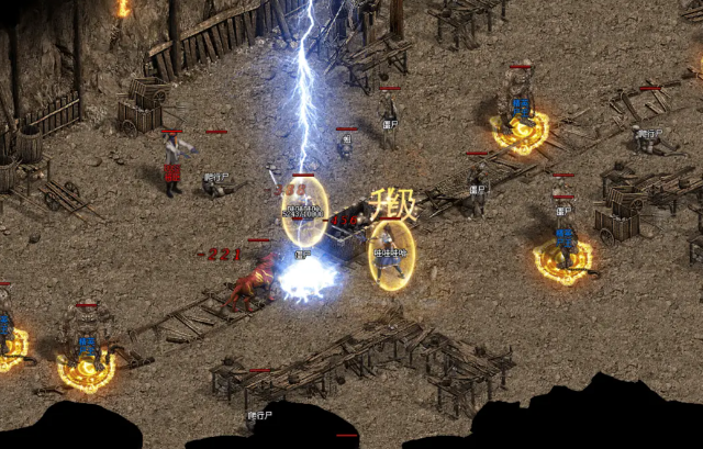 操作时先接近怪物运用烈火剑法造成高伤害再以逐日剑法追击残血怪